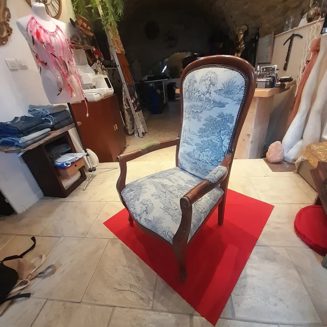 Voltaire en toile imprimée